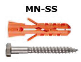 MN-SS (MN + шуруп с шестигранной головкой)