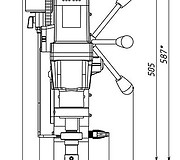 Магнитный сверлильный станок MBSR-100