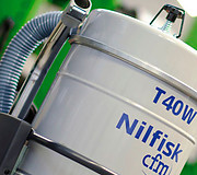 Трехфазный промышленный пылесос Nilfisk T40W, мощностью 4 кВт