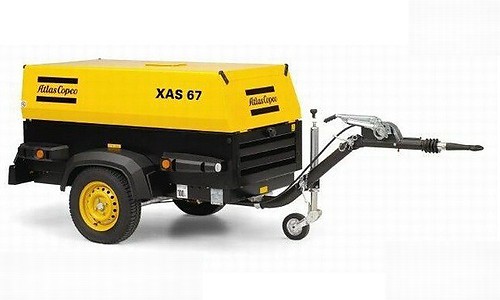 Дизельный компрессор Atlas Copco XAS 67 Dd со встроенным генератором 220/380 В