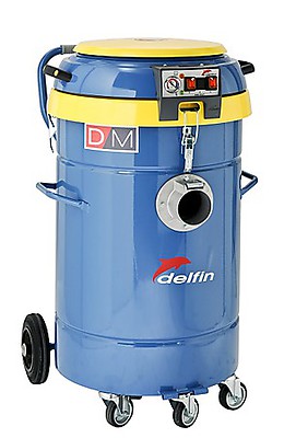 Промышленный пылесос Delfin DM 35 WD для сбора пыли, жидких и твердых материалов