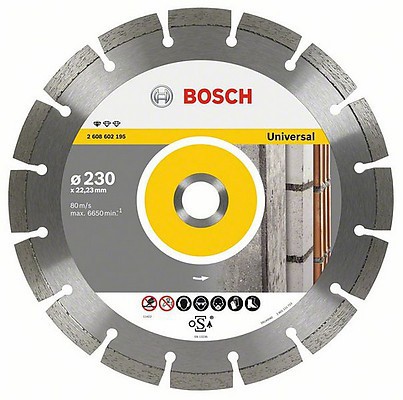 Отрезные алмазные диски Bosch универсальные Отрезные алмазные диски Bosch универсальные - для любых материалов