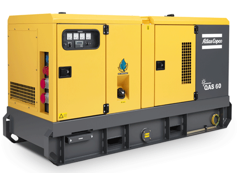 Дизельный генератор (электростанция) Atlas Copco QAS 80