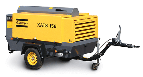 Дизельный компрессор Atlas Copco XATS 156 Dd с двигателем Deutz 83 кВт