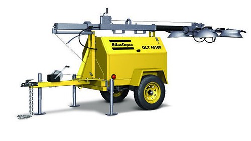 Осветительная мачта Atlas Copco QLT M10P Дизельная осветительная мачта Atlas Copco QLT M10P