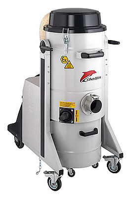 Промышленный пылесос Delfin ATEX 3533 Z2 Промышленный пылесос Delfin ATEX 3533 Z2 сертифицированный для работы в зоне ATEX Z2