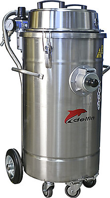 Пневматический пылесос Delfin 802 WD AIREX 1V Промышленный пневматический пылесос Delfin 802 WD AIREX 1V сертифицированный для работы в ATEX зонах 1,2,21,22