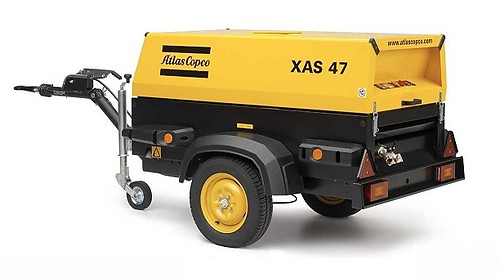 Компрессор Atlas Copco XAS 47 Dd Компрессор Atlas Copco XAS 47 Dd с дизельным двигателем Deutz 21,6 кВт