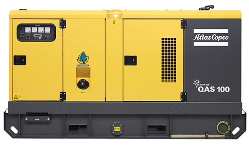 Генератор Atlas Copco QAS 100 Дизельный генератор (электростанция) Atlas Copco QAS 100