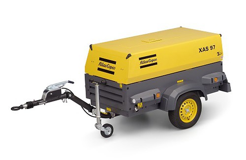 Дизельный компрессор Atlas Copco XAS 97 Dd со встроенным генератором 220/380 В